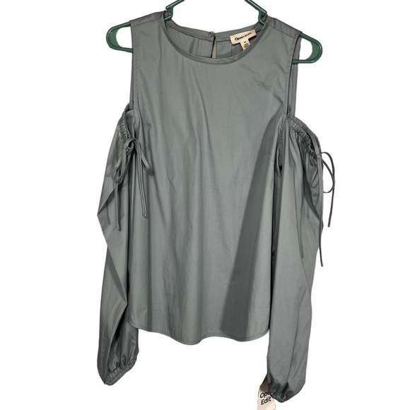 Open Edit cold shoulder long sleeve blouse Size Medium - Picture 1 of 6